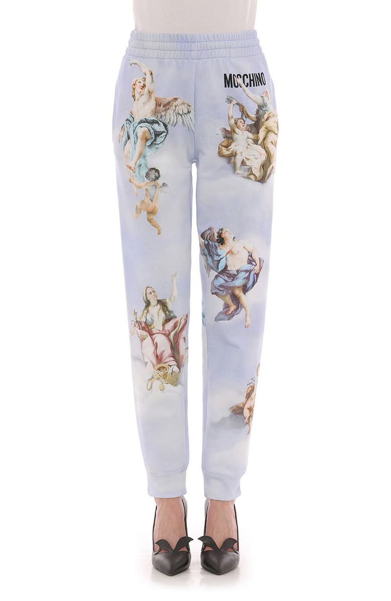 Moschino Fresco Print Joggers, Main, color,