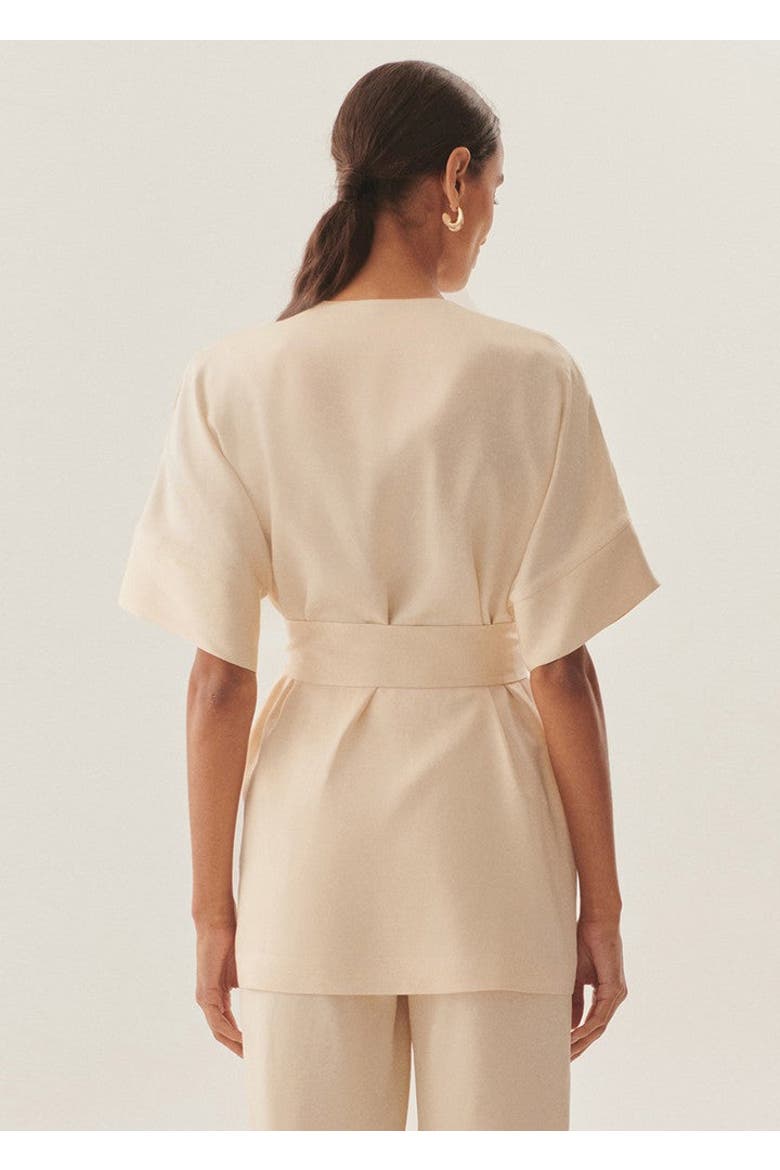 Ophelia Caftan Jacket, Alternate, color, BEIGE