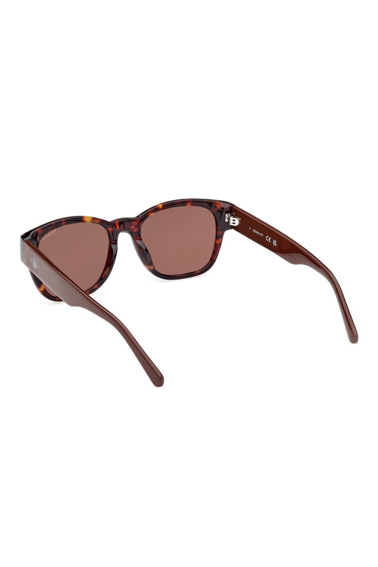 Square Sunglasses, Alternate, color, DARK HAVANA / BROWN