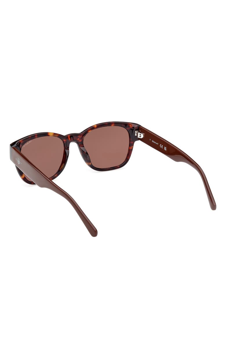 Gant Square Sunglasses, Alternate, color, Dark Havana / Brown