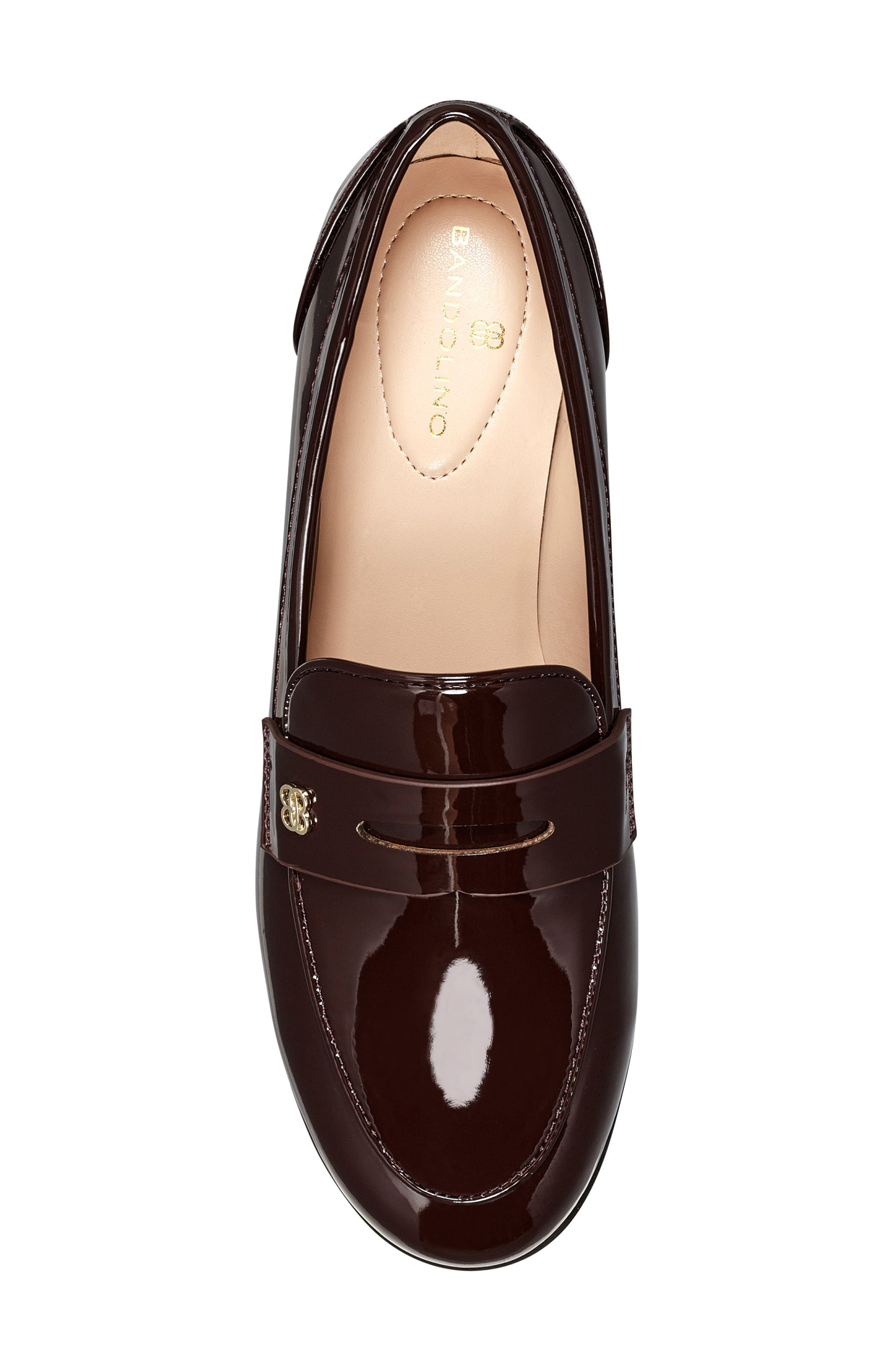 Luisa Penny Loafer, Alternate, color, DARK RED