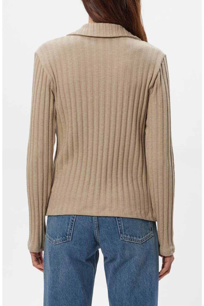 Liyah Long Sleeve Top, Alternate, color, MACADAMIA