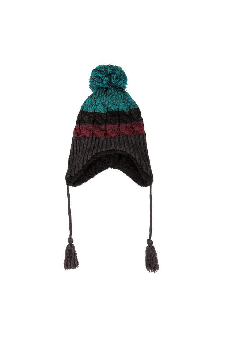 Colour Block Fleece Lined Trapper Hat, Alternate, color, Gray