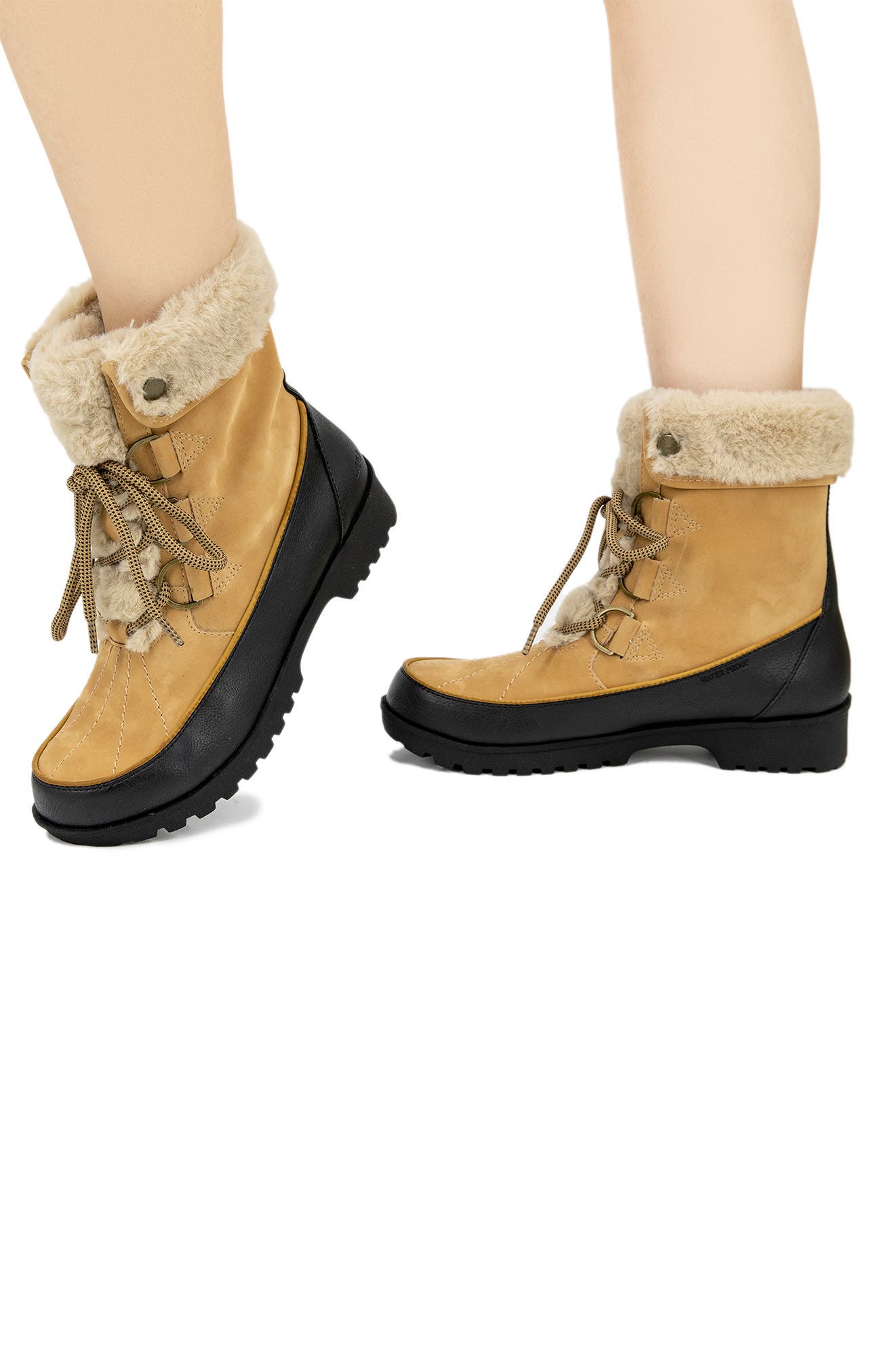 Jambu Northgate Faux Fur Trim Boot, Alternate, color, 