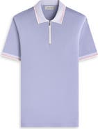 Bugatchi Quarter Zip Polo
