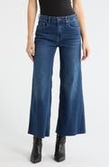 Vigoss Retro Raw Hem Ankle Palazzo Jeans