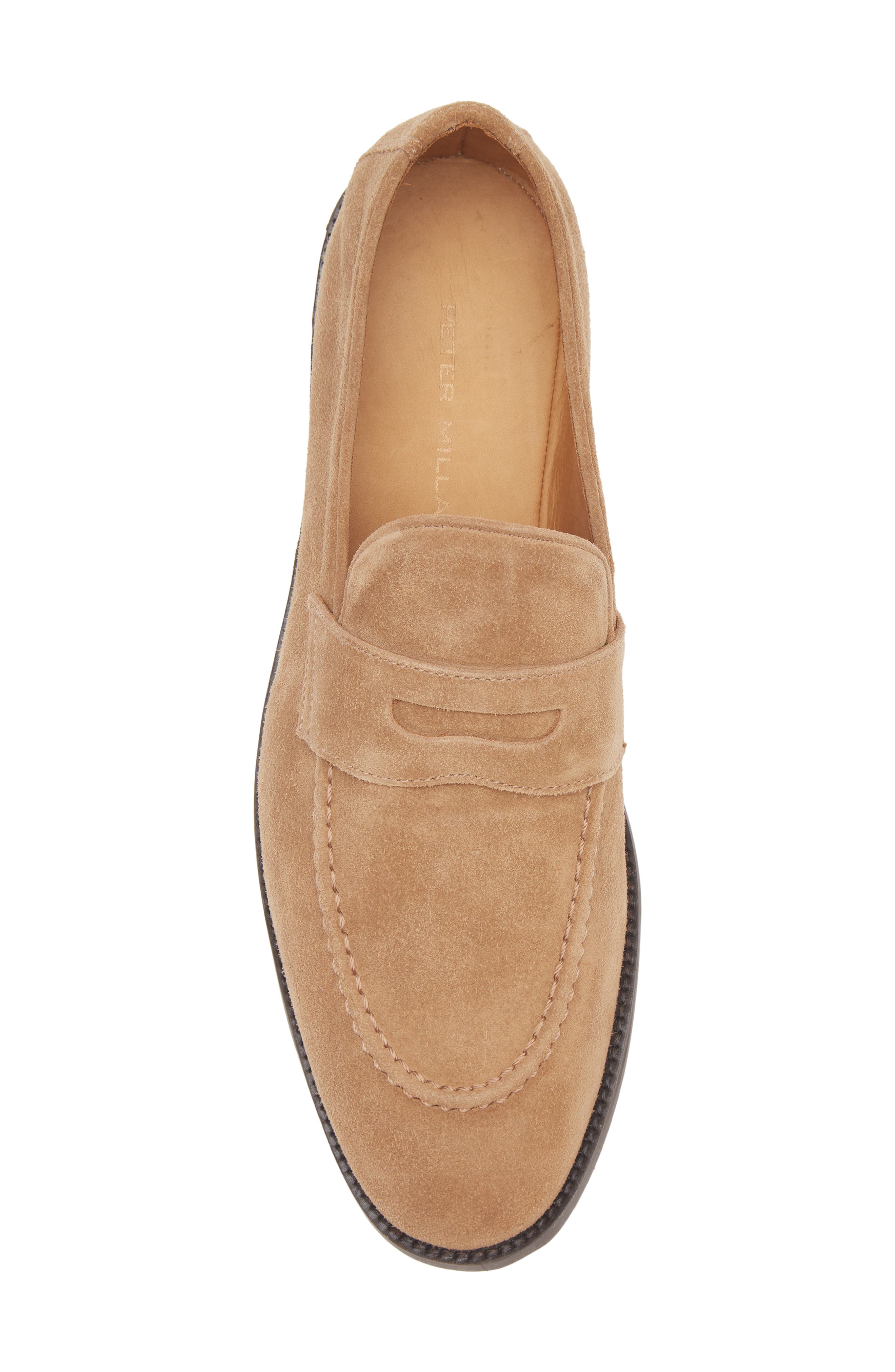 Peter Millar Madison Penny Loafer, Alternate, color, Dark Jute