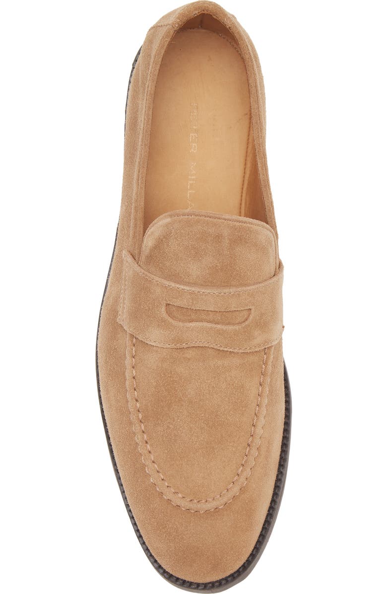 Peter Millar Madison Penny Loafer, Alternate, color, Dark Jute