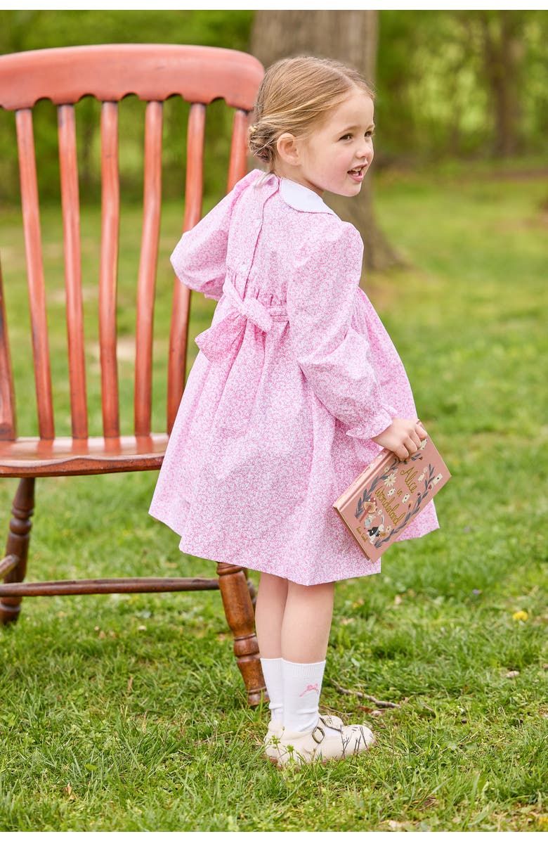 Little English Kids' Smocked Natalie Dress, Alternate, color, Pink Vinings