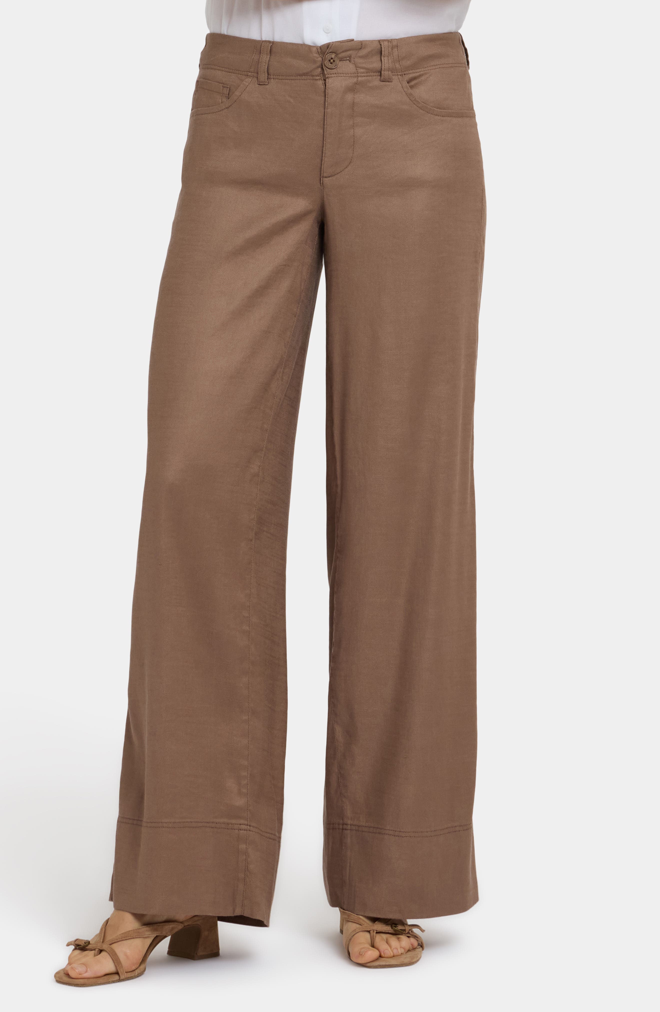 Linen Blend Wide Leg Pants - image 5