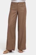 NYDJ Linen Blend Wide Leg Pants