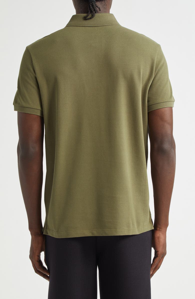 Moncler Logo Patch Cotton Piqué Polo, Alternate, color,