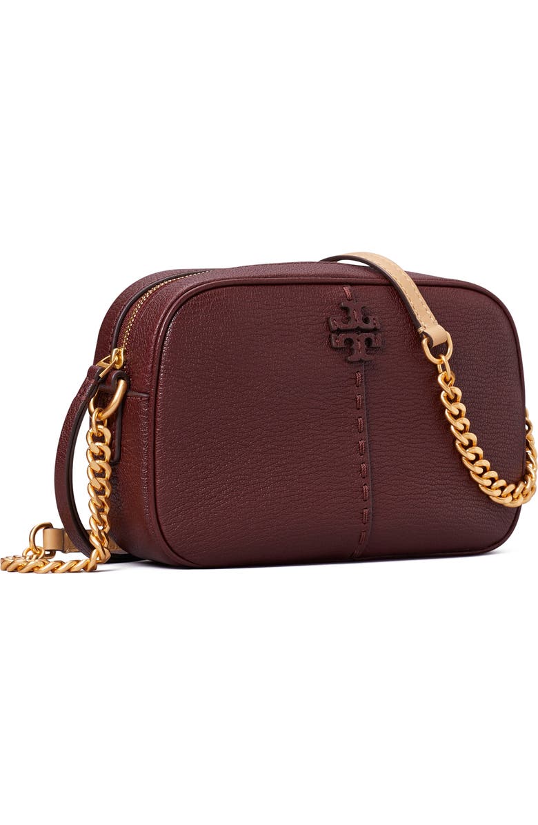 Tory Burch McGraw Leather Camera Bag, Alternate, color,