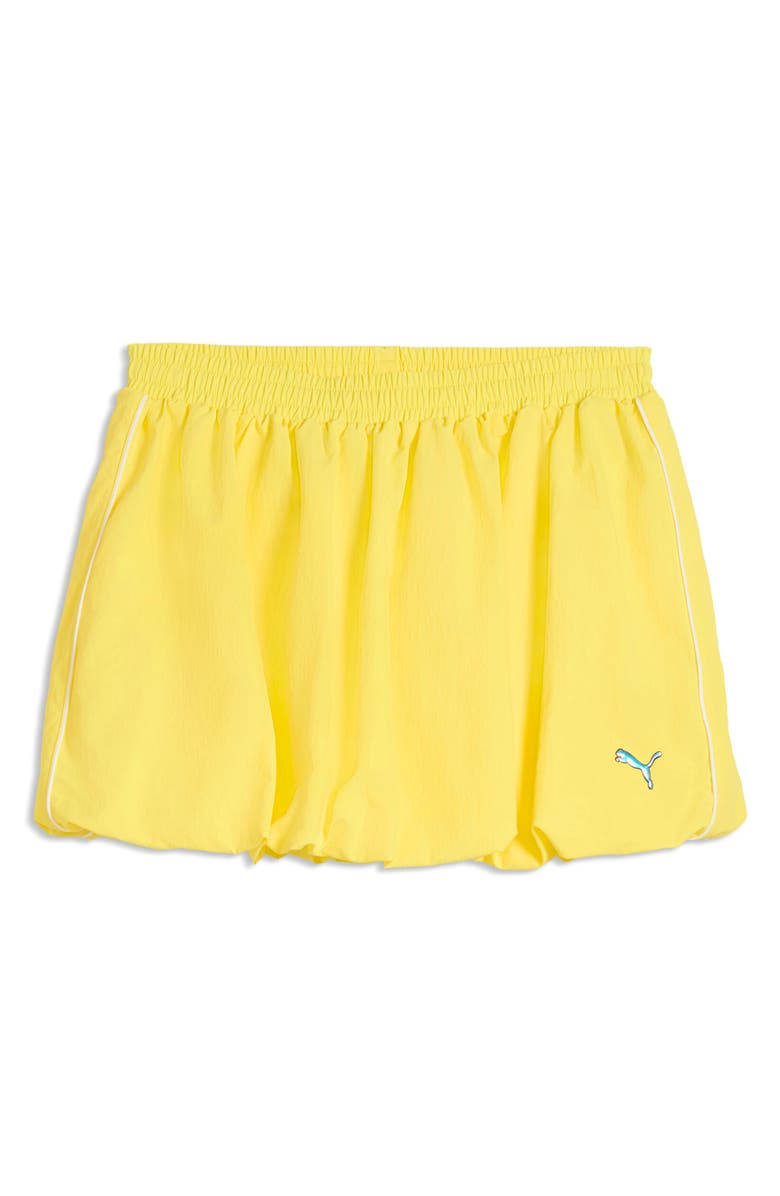 PUMA T7 Bubble Hem Miniskirt, Alternate, color, 