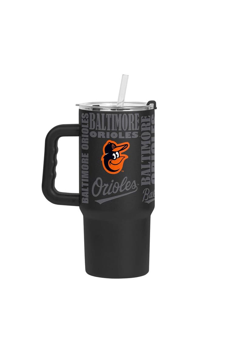 Baltimore Orioles 24oz. Replay Powder Coat Tumbler, Main, color, Black