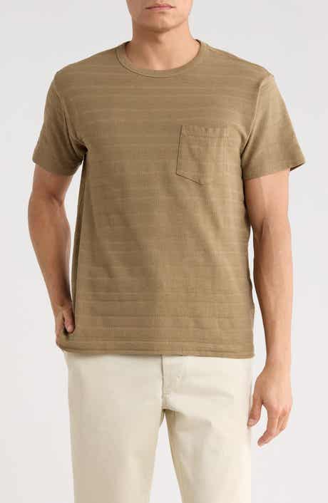 BUCK MASON Vintage Jacquard Crew T-Shirt