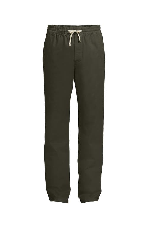 Lands' End Knockabout Relaxed Deck Pants In Green