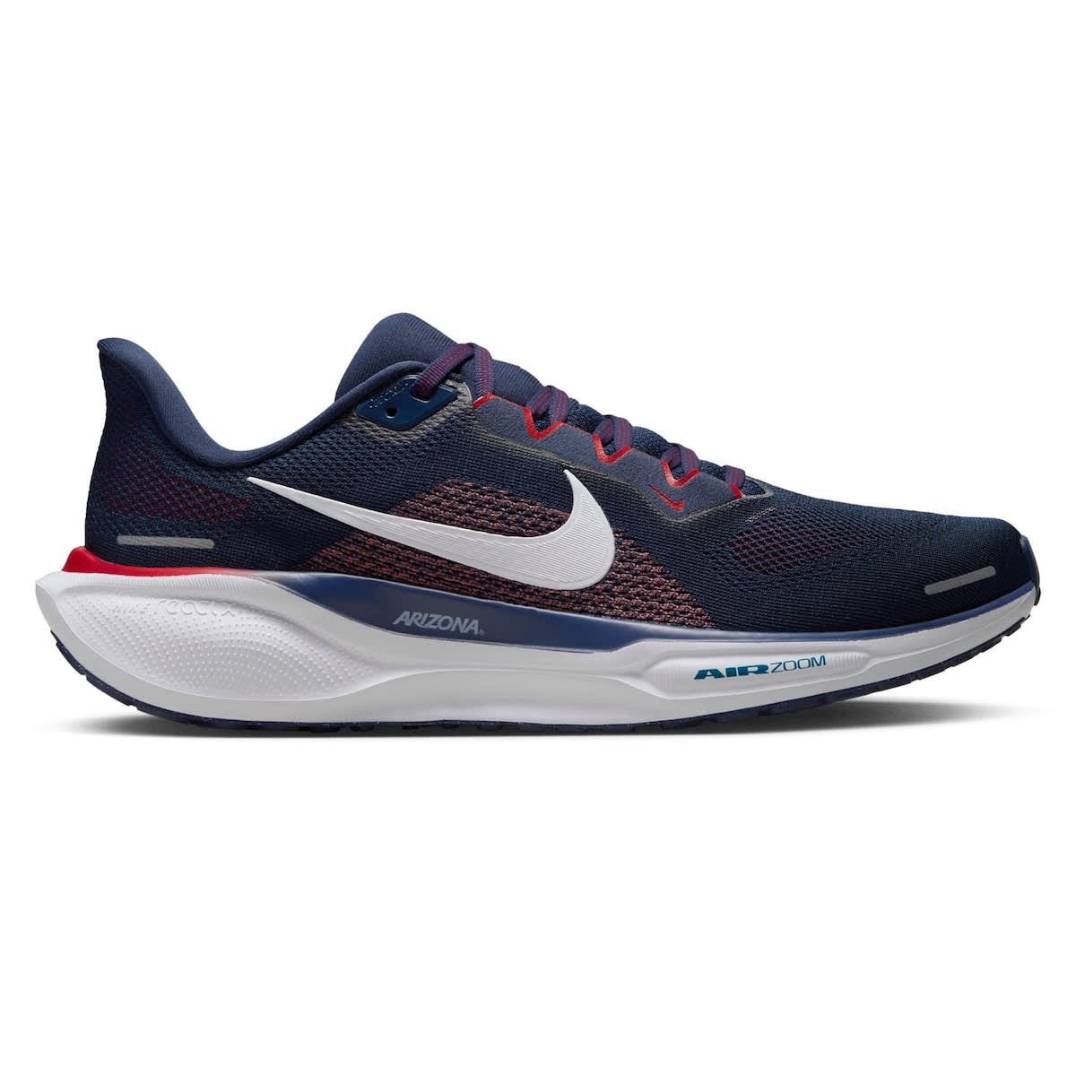 Nike Unisex Nike Navy Arizona Wildcats Zoom Pegasus 41 Running Shoes, Alternate, color, 