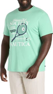Nautica Big & Tall Tennis Graphic Tee