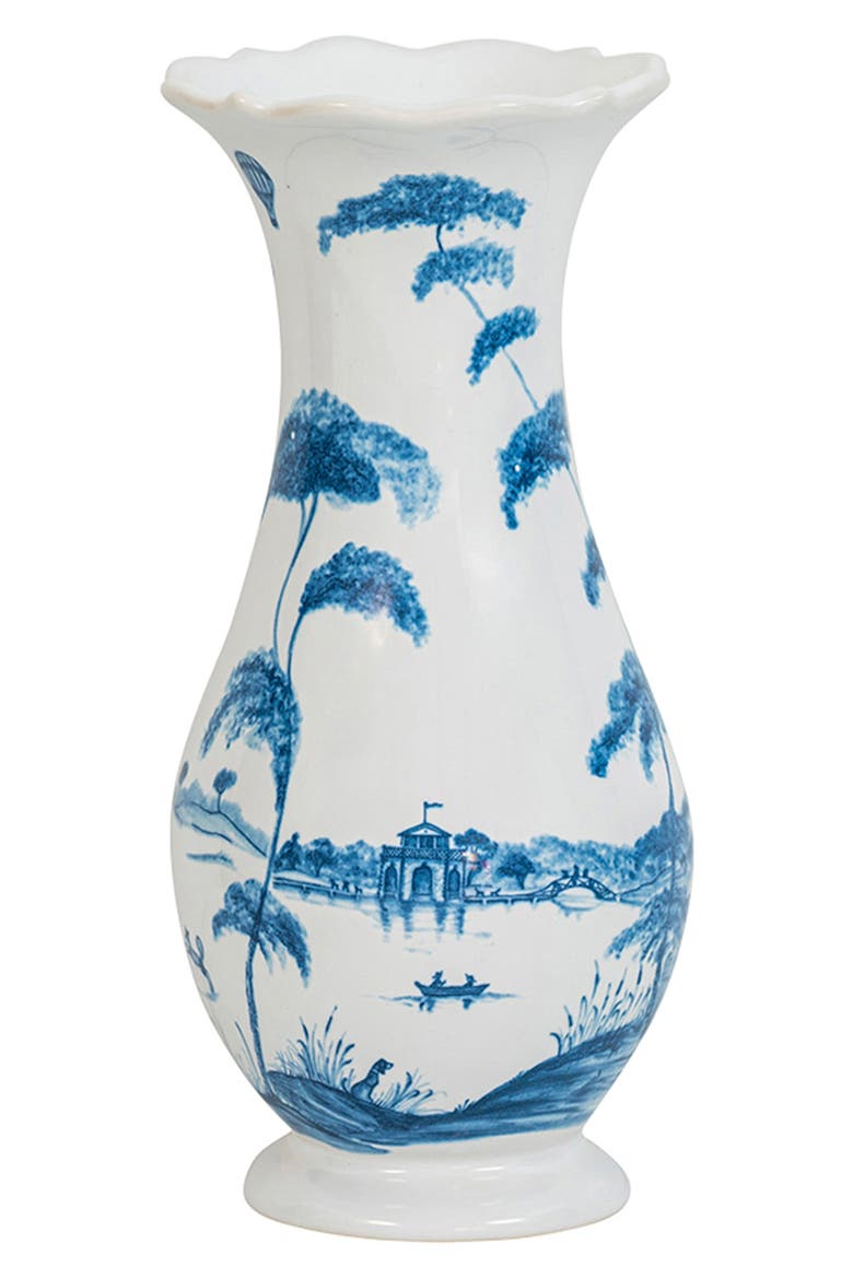 Country Estate 9-Inch Vase, Main, color, DELFT BLUE