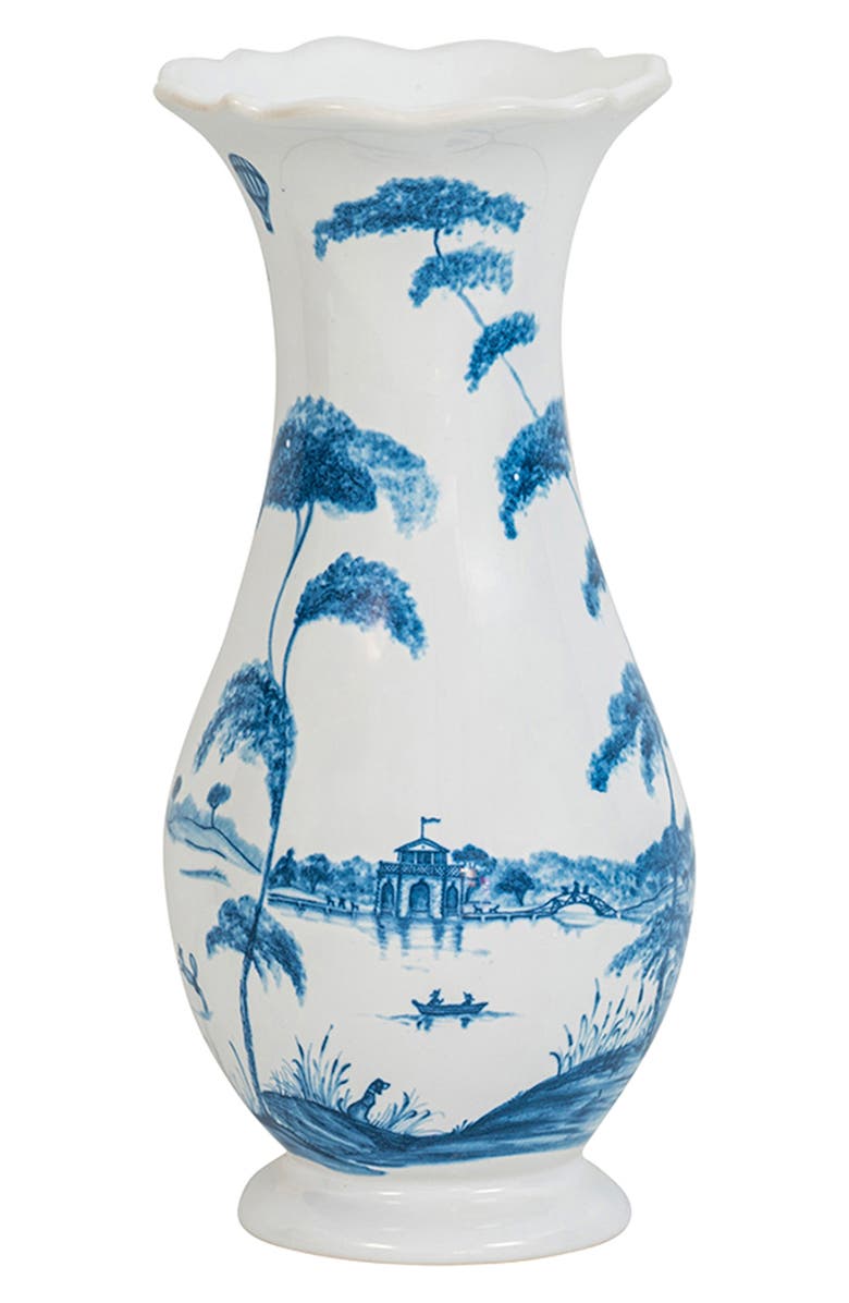 Juliska Country Estate 9-Inch Vase, Main, color, Delft Blue