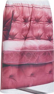JULIE KEGELS Sisley Armchair Print Cotton Slip Skirt