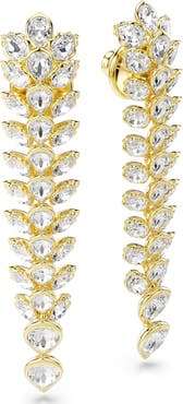 Swarovski Idyllia Long Crystal Drop Earrings