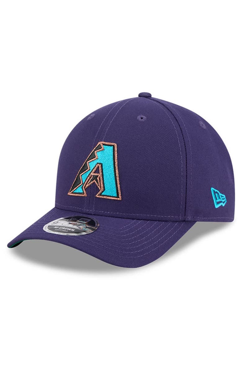 New Era Men's New Era Purple Arizona Diamondbacks Baseball Hall of Fame 9FORTY M-Crown Adjustable Hat, Alternate, color, 