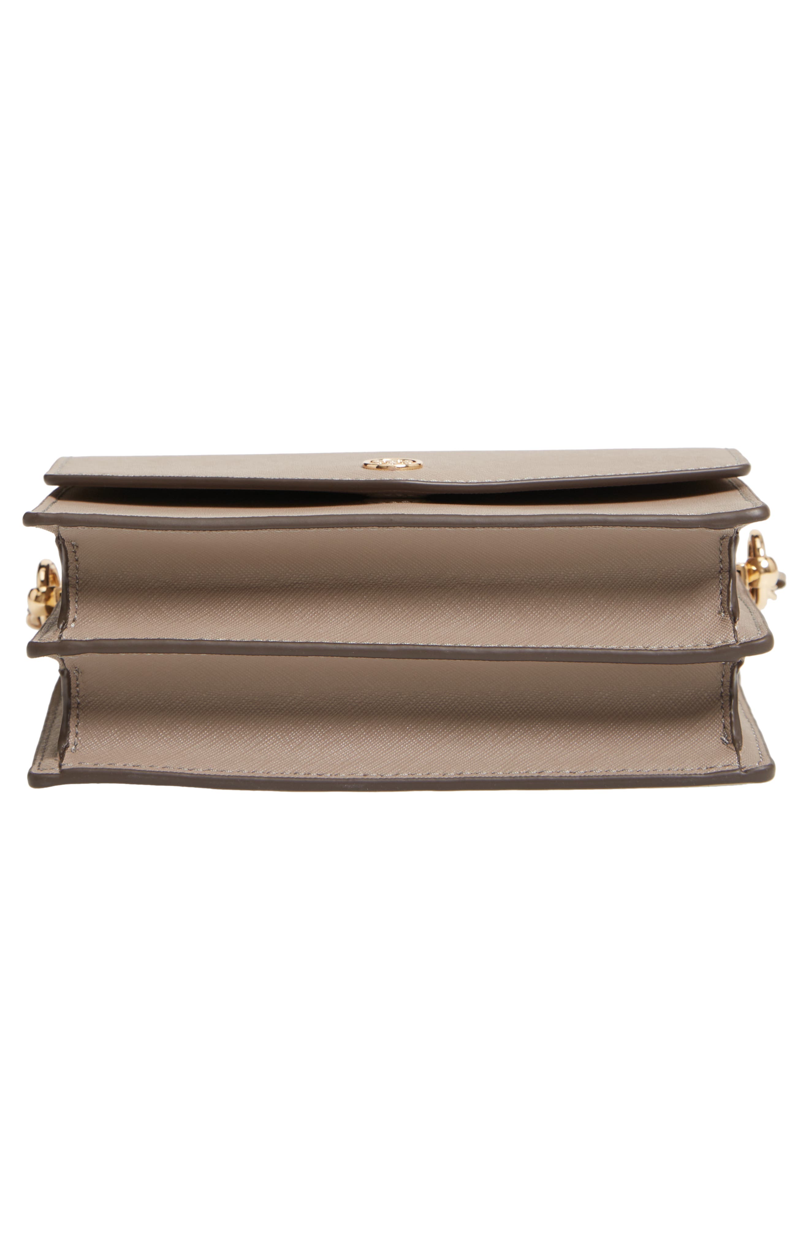 Tory Burch Mini Robinson Convertible Leather Shoulder Bag, Alternate, color, 