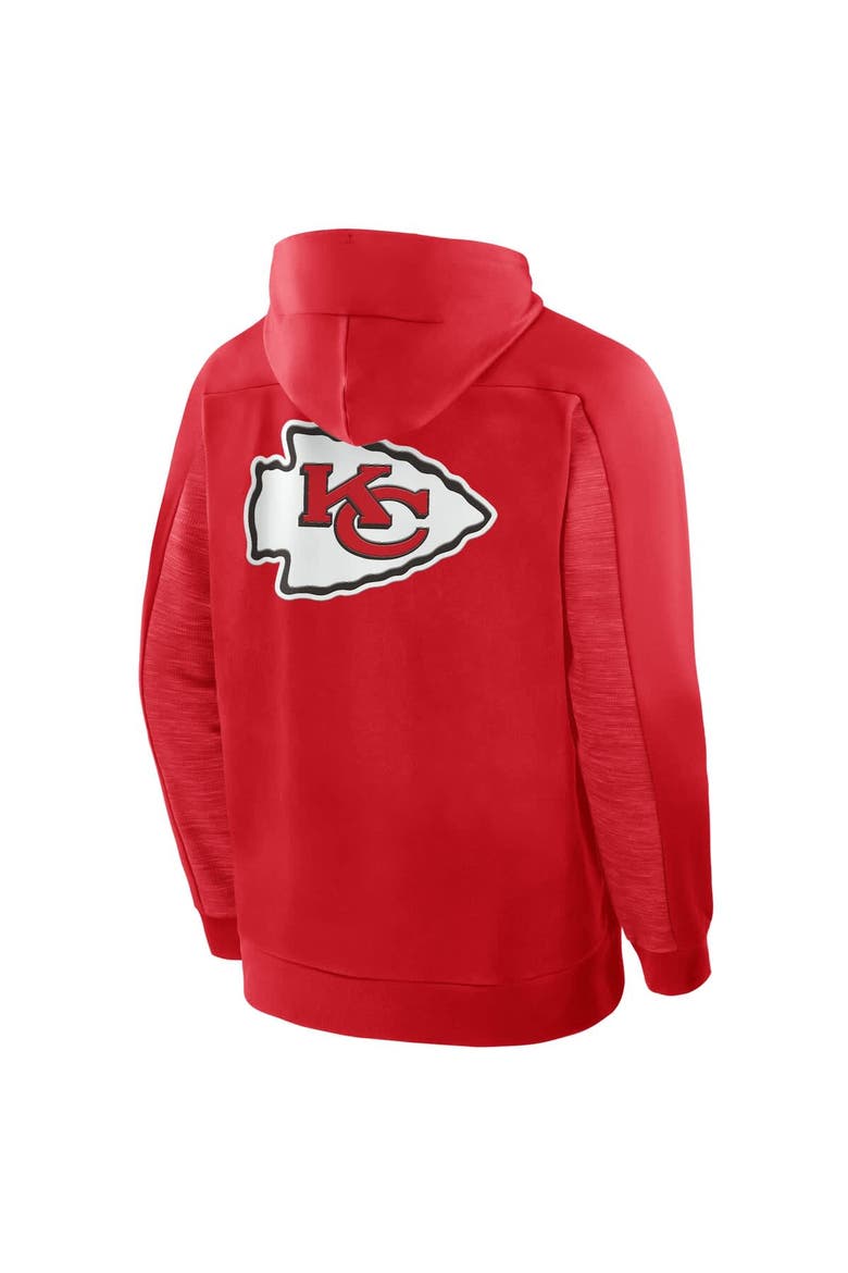 Men's Fanatics Red Kansas City Chiefs Checkdown Pass Full-Zip Hoodie, Alternate, color, Red