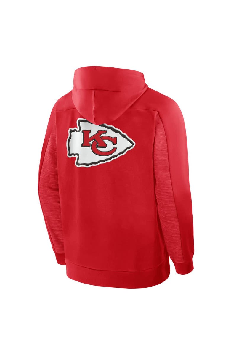 FANATICS Men's Fanatics Red Kansas City Chiefs Checkdown Pass Full-Zip Hoodie, Alternate, color, Red