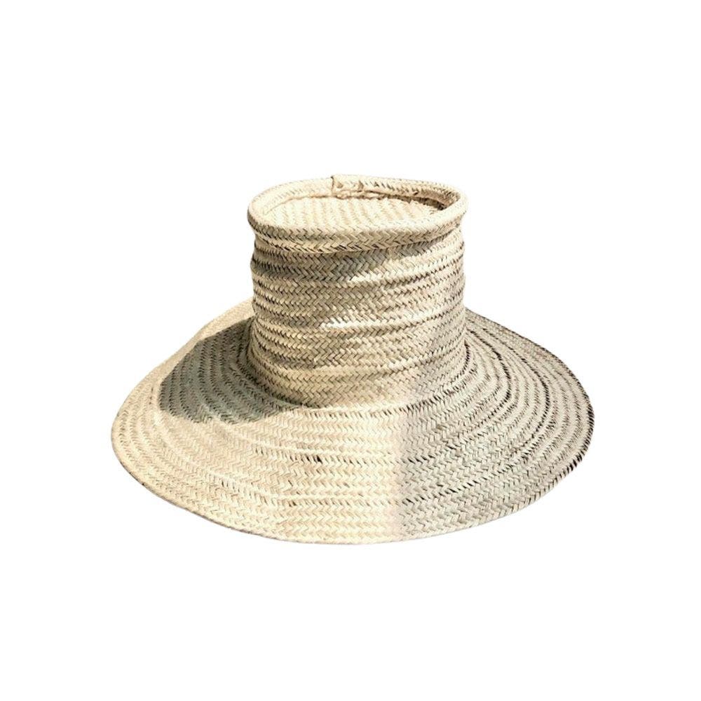 selected Natural woven palm leaf