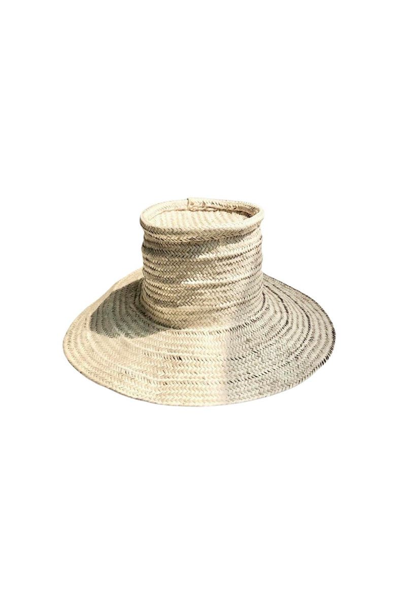 Kids Palm Hat, Main, color, Natural woven palm leaf