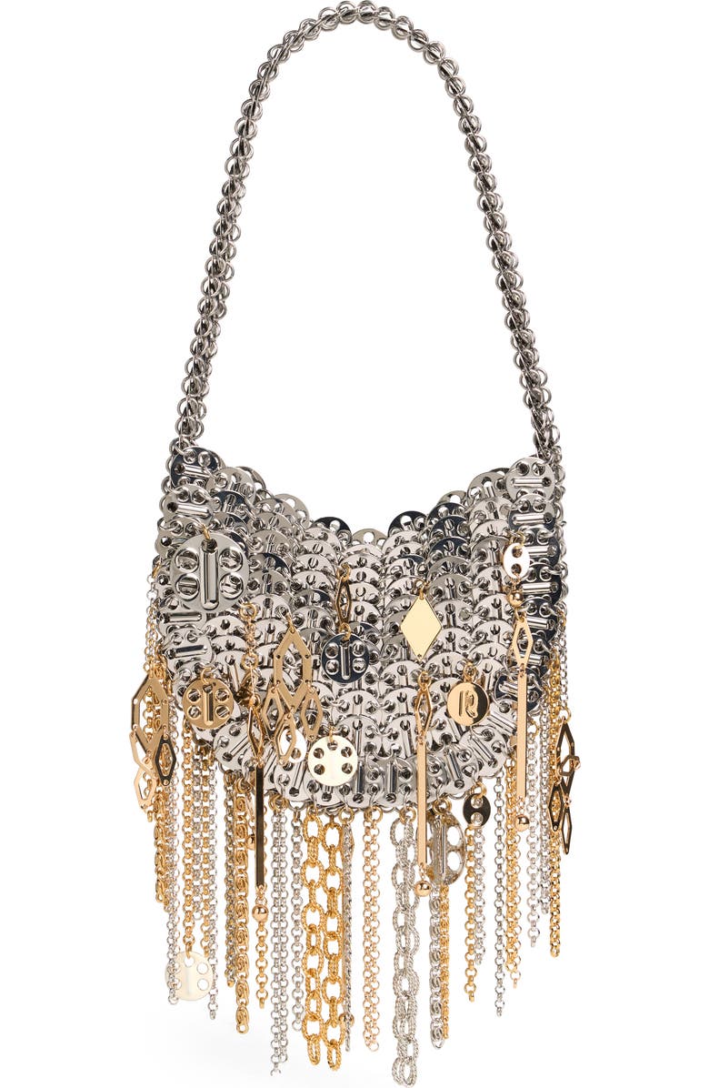 Rabanne 1969 Nano Iconic Tassel Shoulder Bag, Main, color,