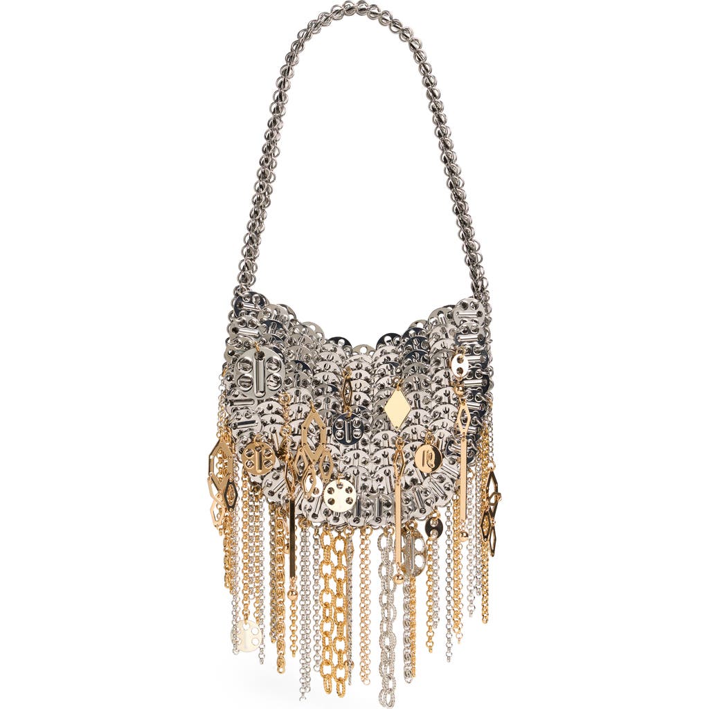 Rabanne 1969 Nano Iconic Tassel Shoulder Bag In Multi