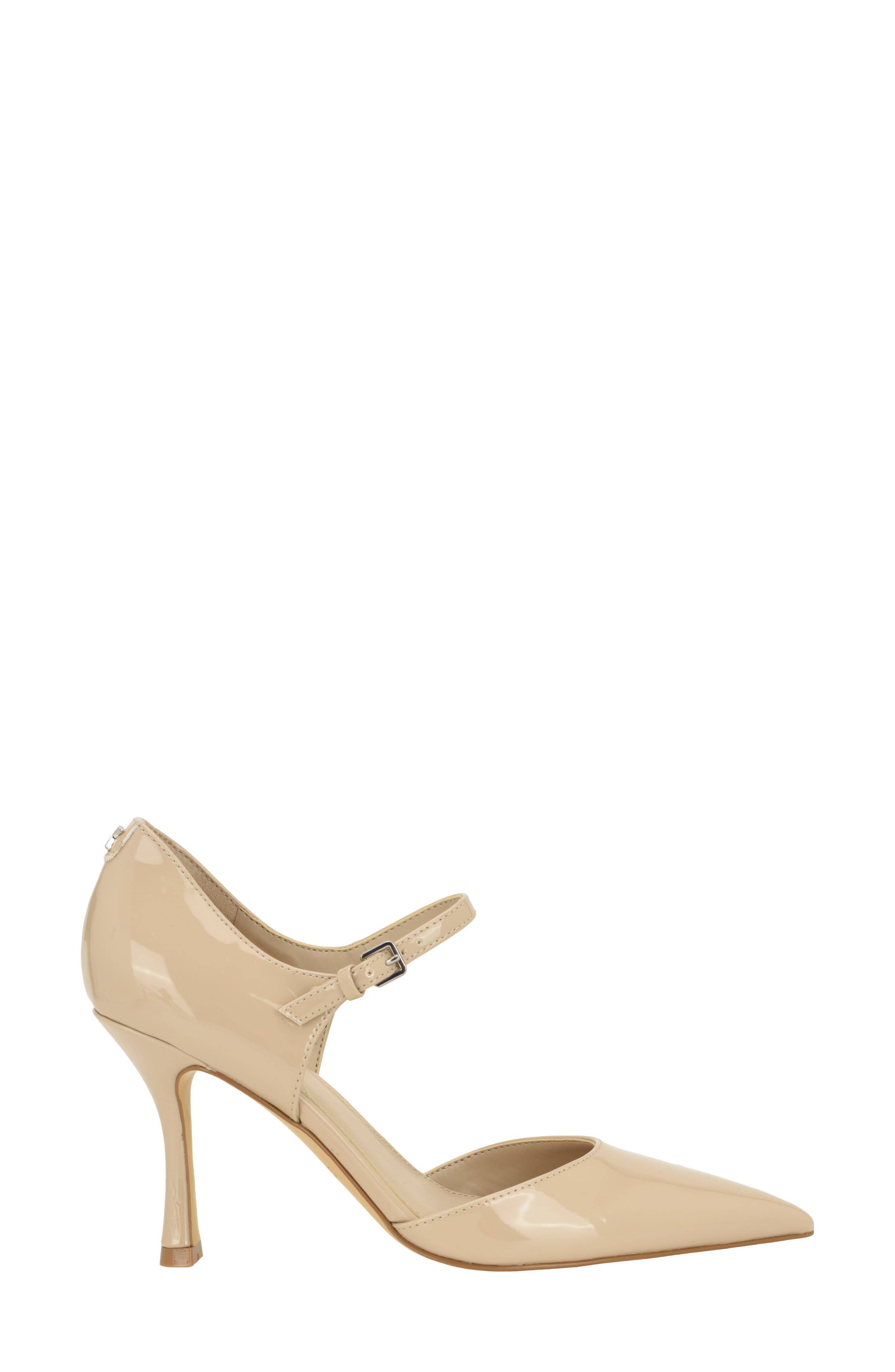Brynia Faux Leather Mary Jane Pump, Alternate, color, TAUPE PATENT