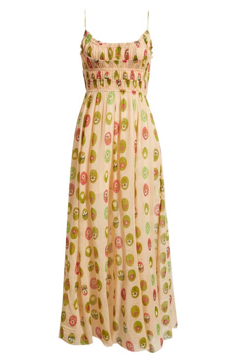 Ciella Floral Cotton Maxi Dress