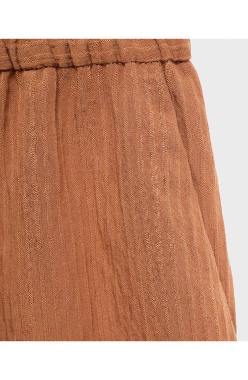 Mango Textured Shorts In Multi