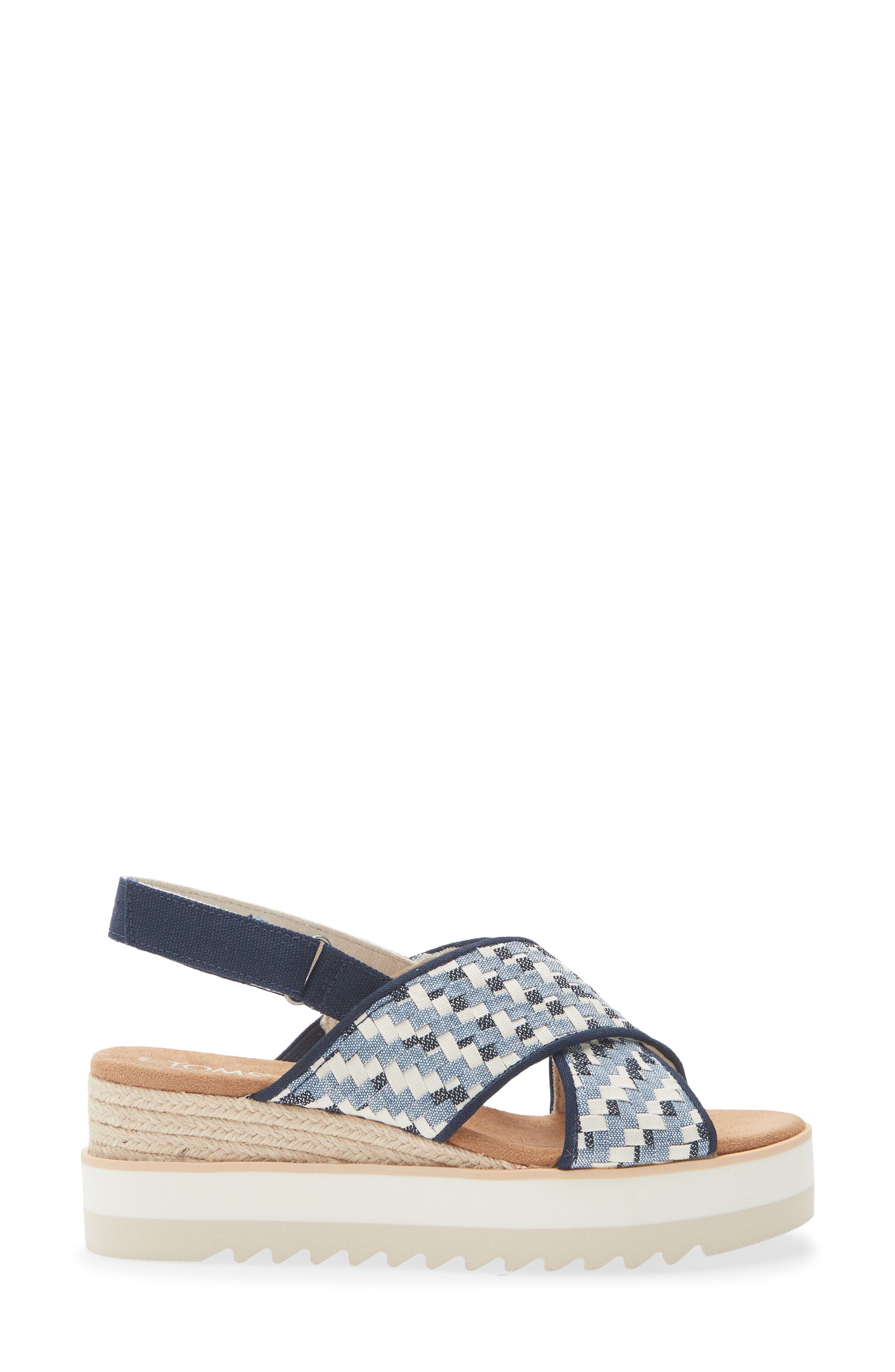 TOMS Dicros Slingback Sandal, Alternate, color, Blue