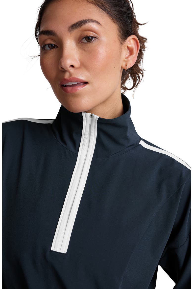 Course Contrast Half-Zip Pullover, Alternate, color, NOCTURNAL NAVY/TRUE