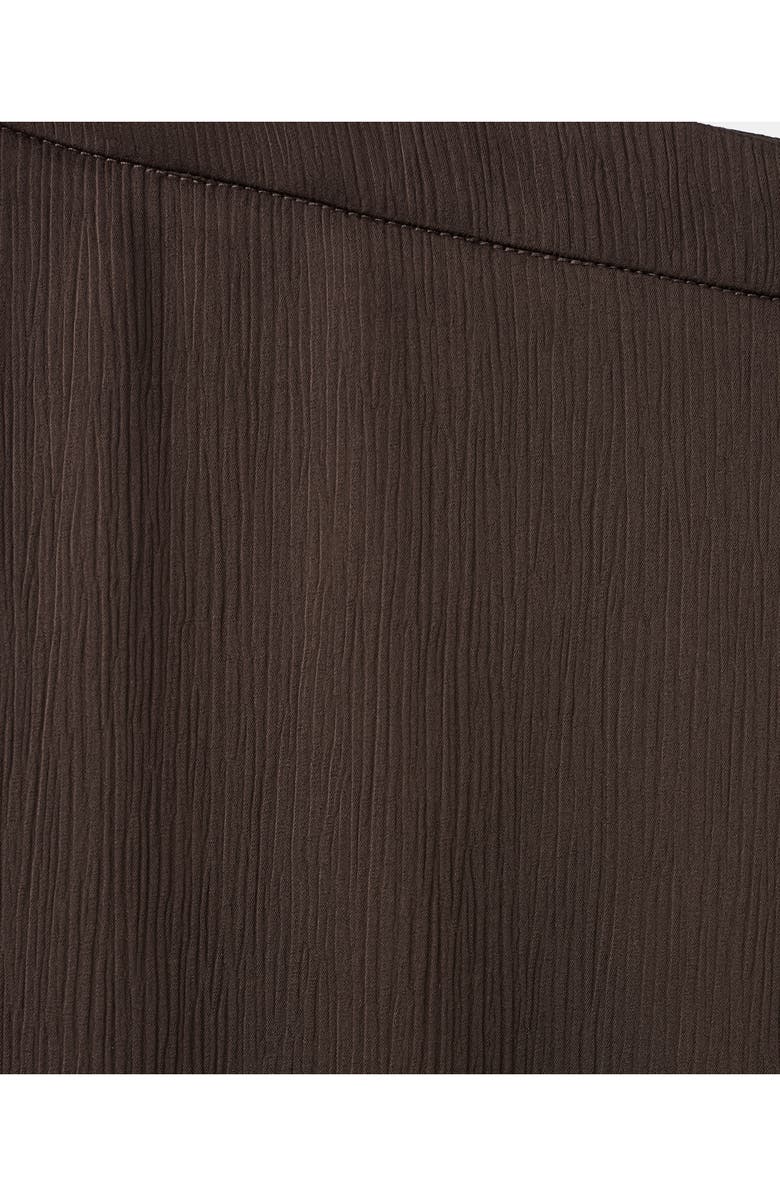 MANGO Straight Leg Satin Pants, Alternate, color, 