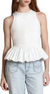 Avec Les Filles Peplum Tank