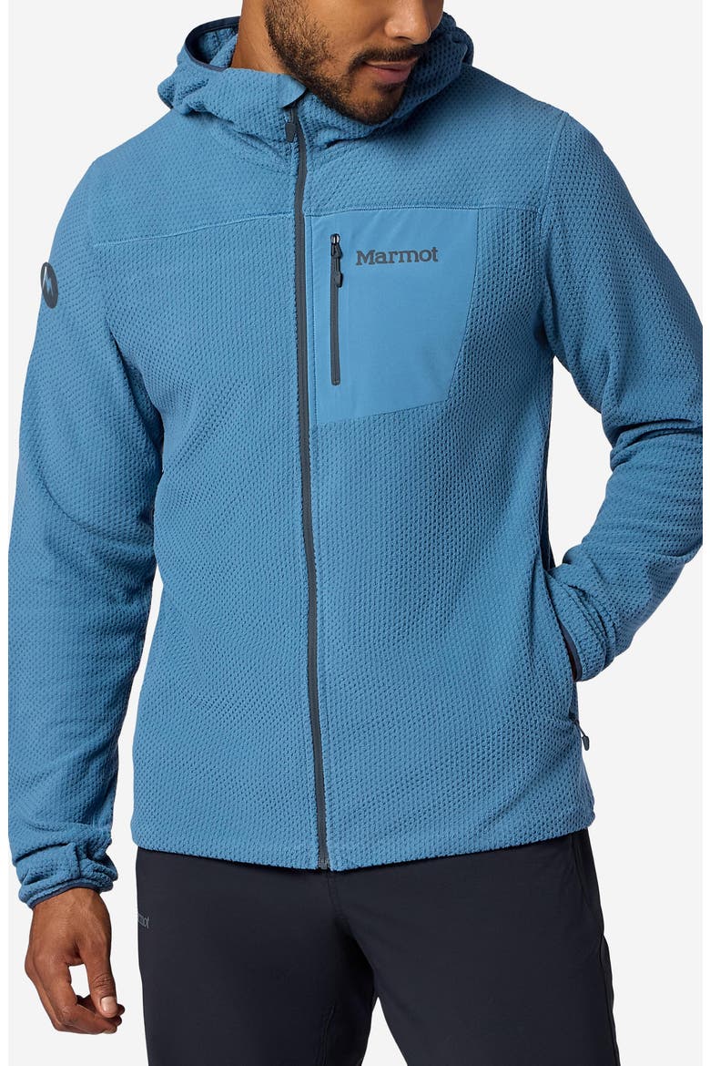 AirFleece Zip Hoodie, Main, color, SUMMER STORM