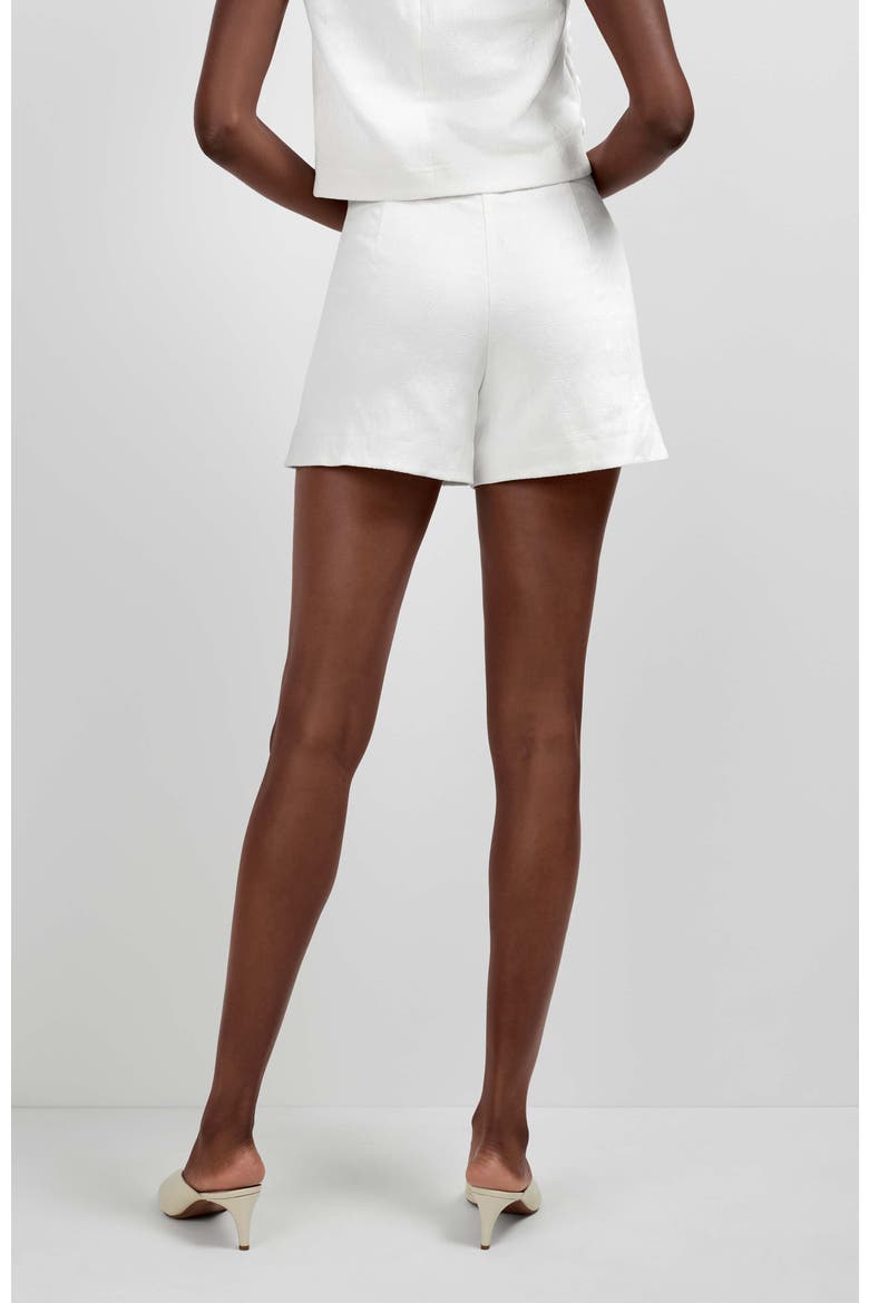 Duomo Button Side Shorts, Alternate, color, Whitewash