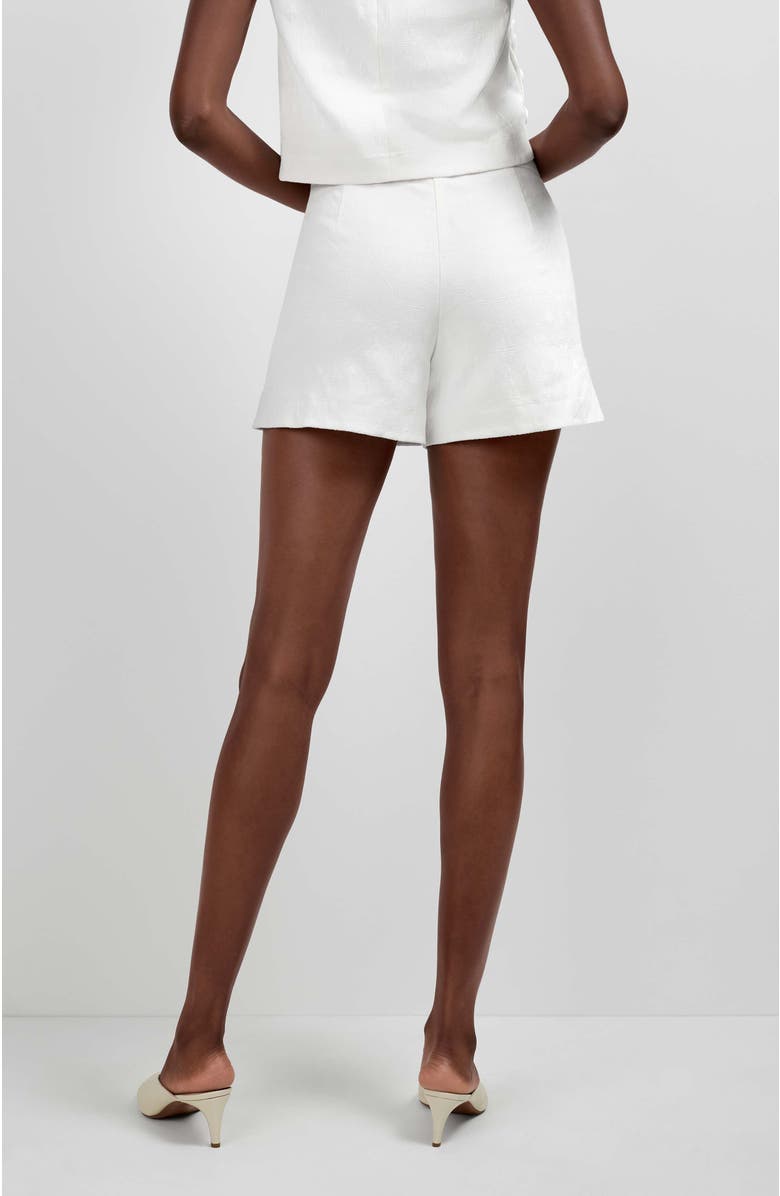 Trina Turk Duomo Button Side Shorts, Alternate, color, Whitewash