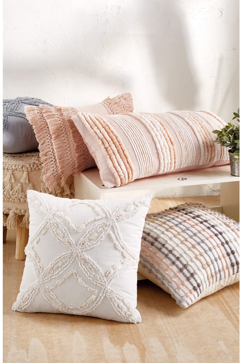 Space Dye Tufted Accent Pillow, Alternate, color, BLUSH