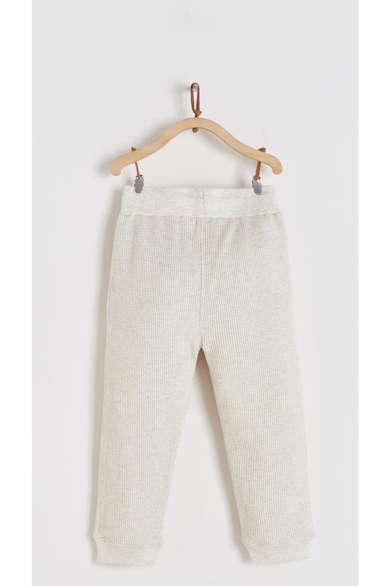 Pima Cotton Waffle Knit Pants Samoa, Alternate, color, BEIGE