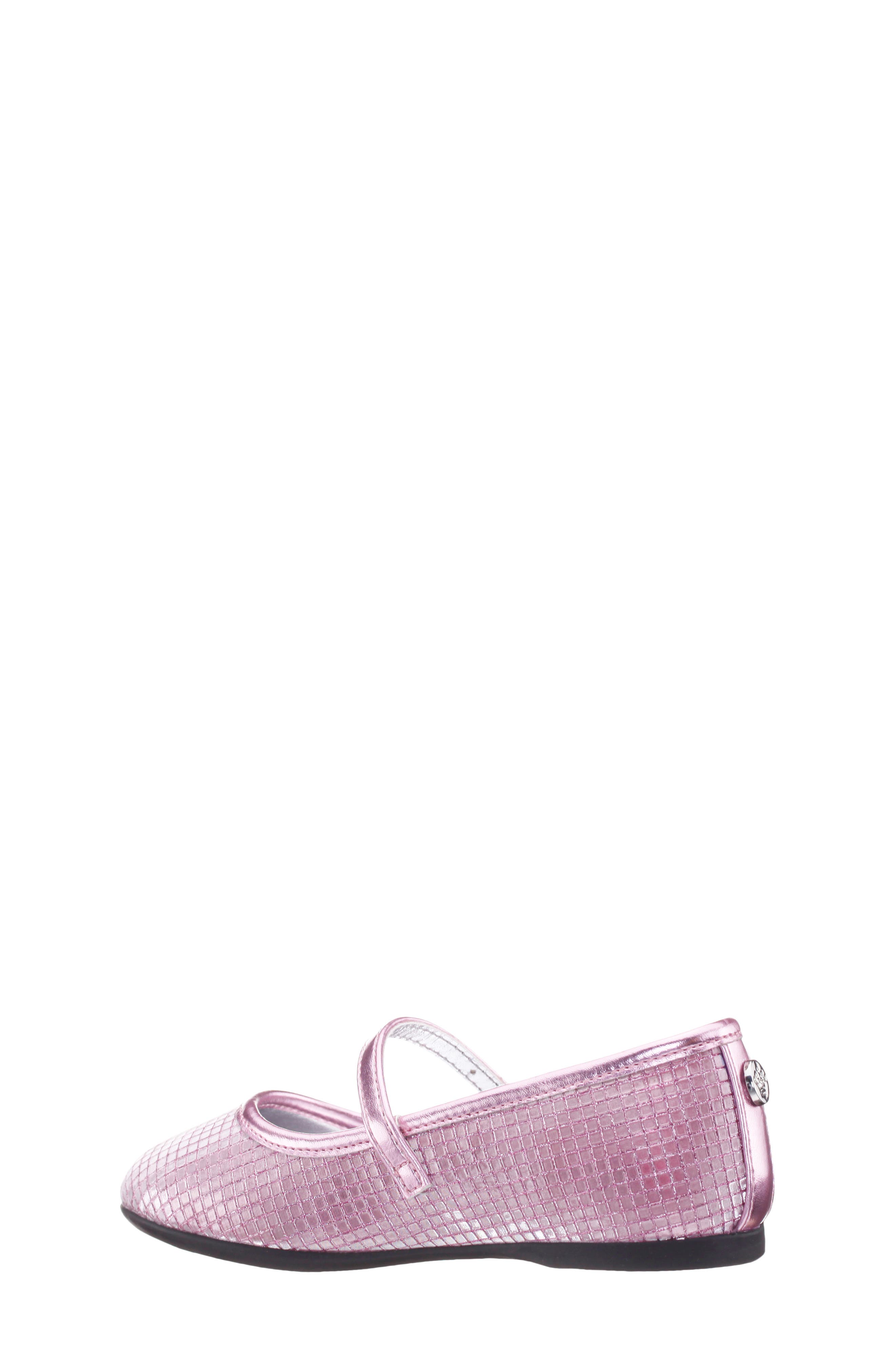 Kids' Wally Mary Jane, Alternate, color, PINK GLITTER
