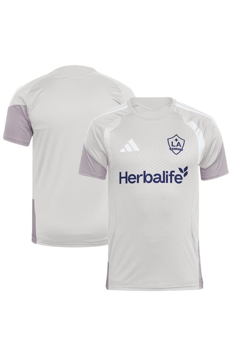 adidas Men's  Silver LA Galaxy 2026 Competition Training Jersey, Main, color, Silver