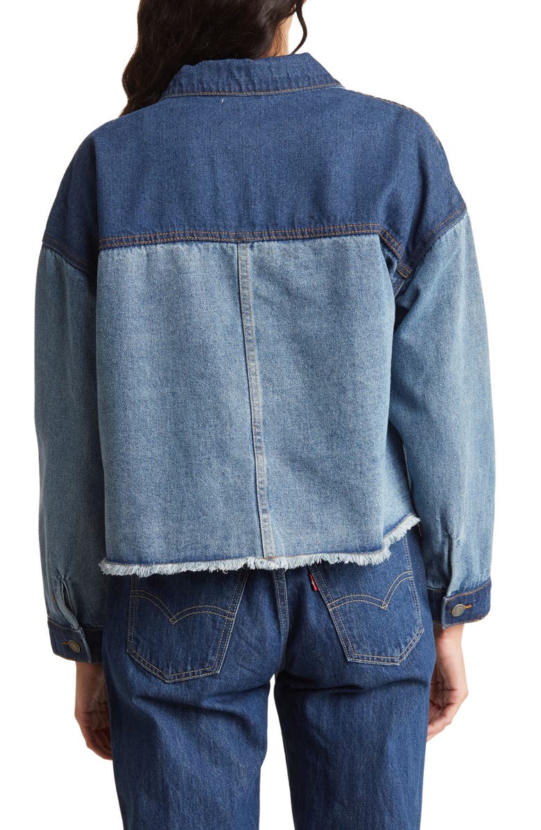 WEEKEND LOS ANGELES Kent Denim Jacket, Alternate, color, Med Mix Wash